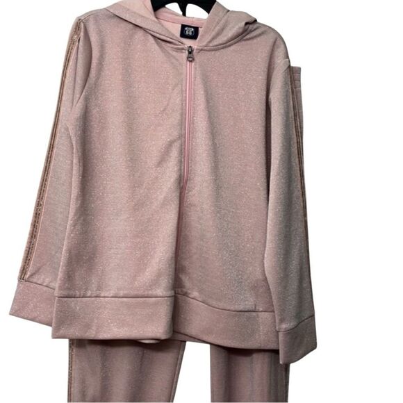 Girls Track Jogger Sweat Suit Athletic Set Size 6X - Picture 5 of 8